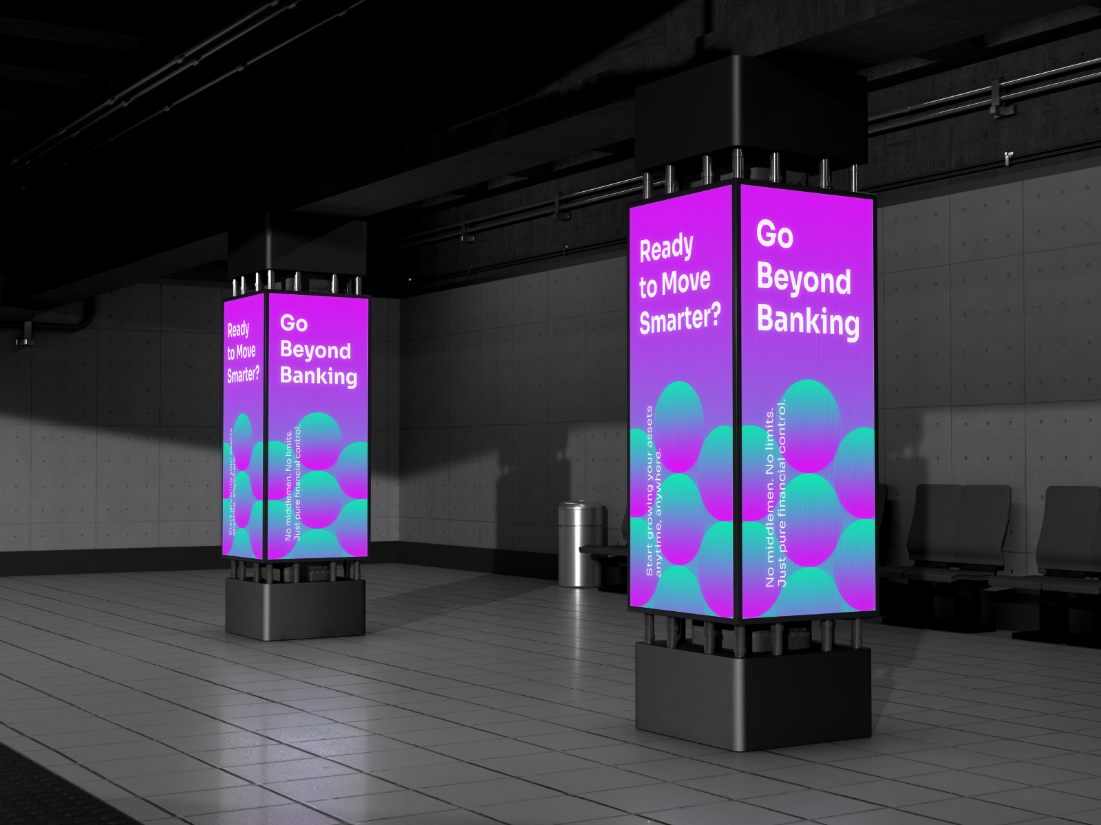 Pillar Advertising Mockup