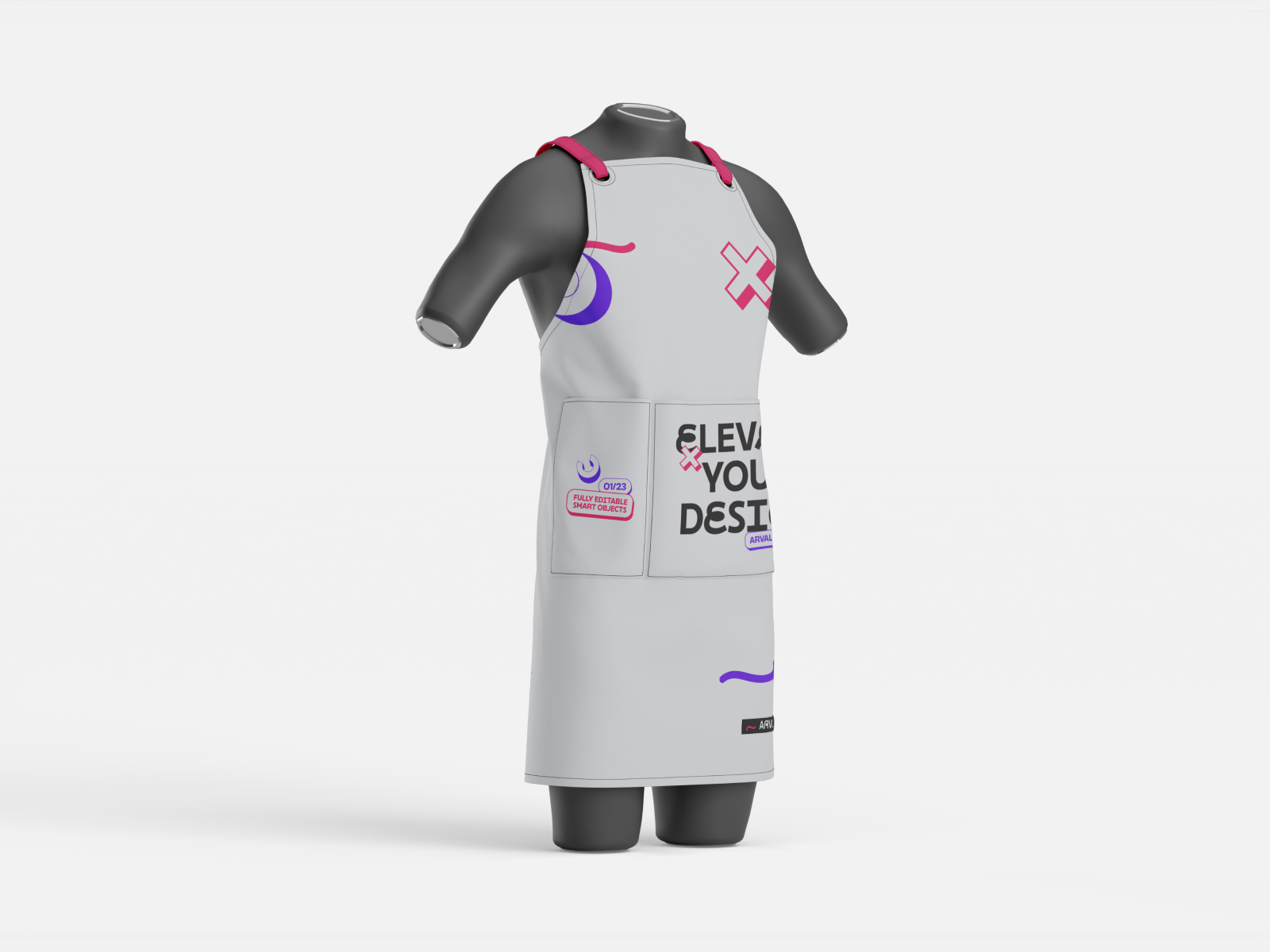Apron with Mannequin Mockup