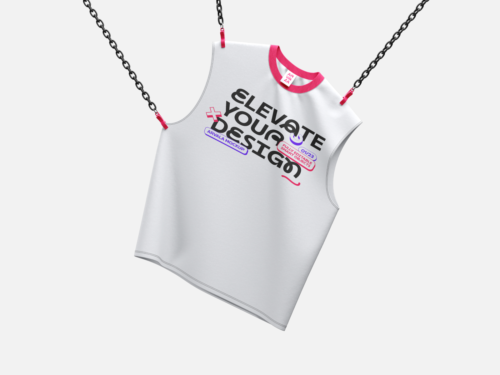 Sleeveless Shirt Hanged Mockup