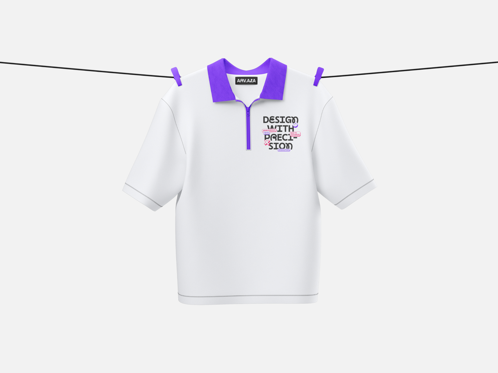 Oversize Polo Mockup