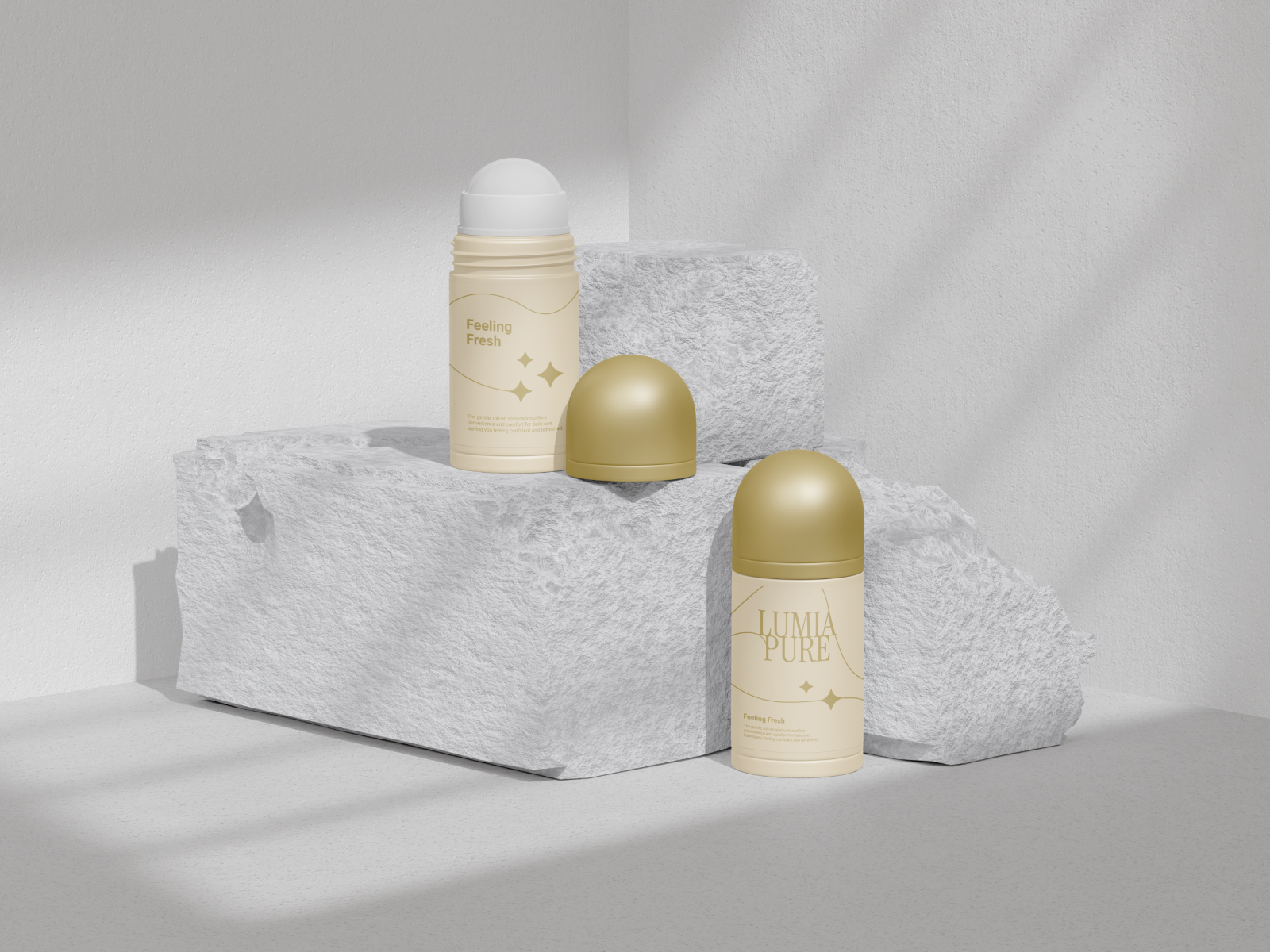 Roll-On Bottle Mockup